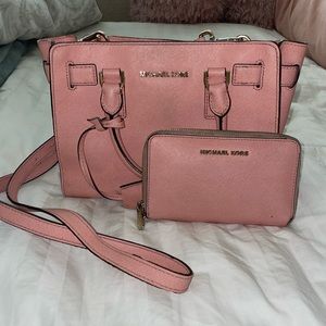Michael Kors Pink Small purse/ Cross body